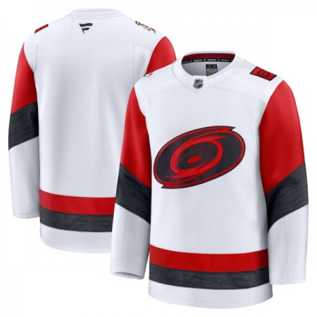 Miesten NHL Carolina Hurricanes Pelipaita Custom 2025-26 Fanatics Premium Vieras Valkoinen